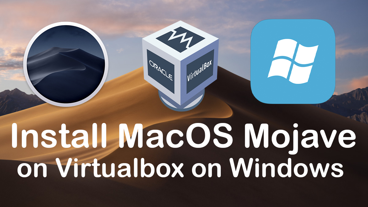 virtualbox on windows for mac os mojave